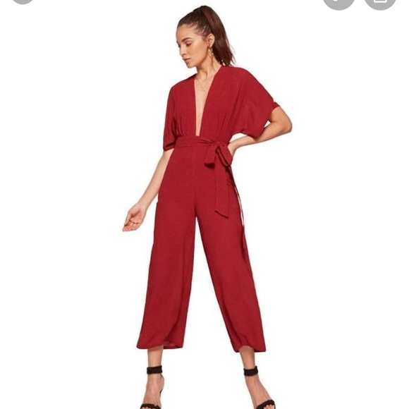 Reformation Dresses & Skirts - Reformation Swiss Crimson Jumpsuit
